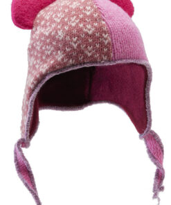 kids ear hat multi-pink